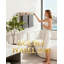 Double barre à serviettes, porte-serviettes mural 24 po, or brossé-135142050