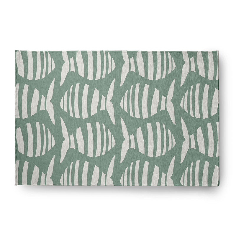 Mamers Chenille Animal Print Rug, Rectangle 4' x 6'