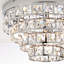 Octavia Glass Flush Mount