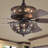 Mahan 52" 5 Blade Ceiling Fan with Light Kit