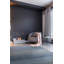 5x8 Blue Hand-Knotted Wool Horizon Stripe Geometric Modern Contemporary Carpet Rug