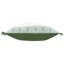 Bonjour Polyester Cushion Abstract Green Rectangular Cushion