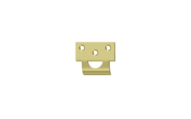 Deltana 178USTU3 Universal Strike; Solid Brass; Bright Brass Finish