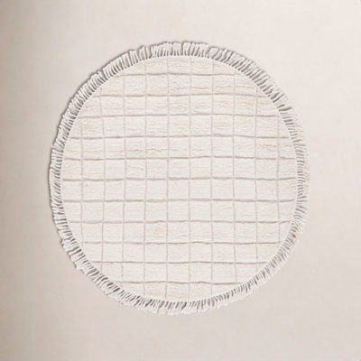 Hand-Woven Geometric Rug