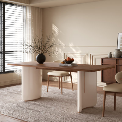 Modern Minimalist Wood Dining Table