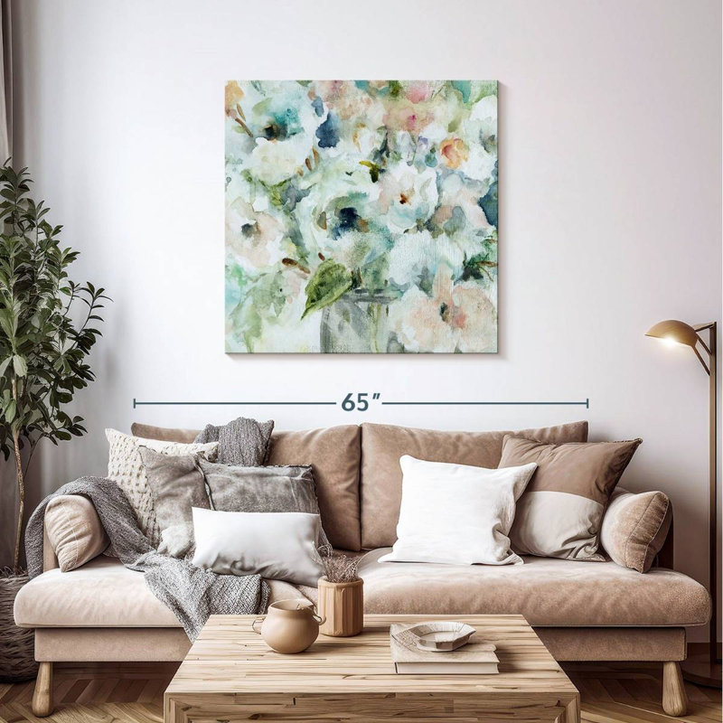 Blooming Softly, 39" H x 39" W