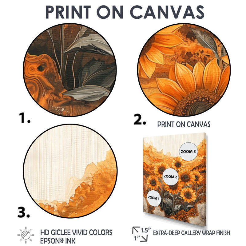 Druann - Floral Wall Art Prints, H 32 po x l 24 po, Reproduction encadrée d'une seule photo, Blanc