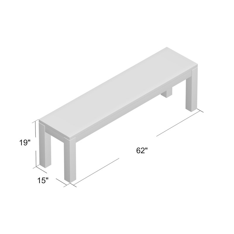 Kanwal Solid Wood Bench