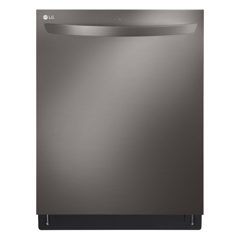 LG 24-inch QuadWash® Top Control Dishwasher, Black Stainless Steel