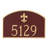 Fleur De Lis Arch Wall Plaque-705312029
