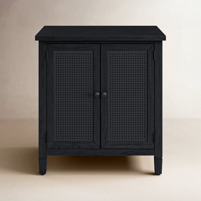 Charleston 2-Door Cane Cabinet