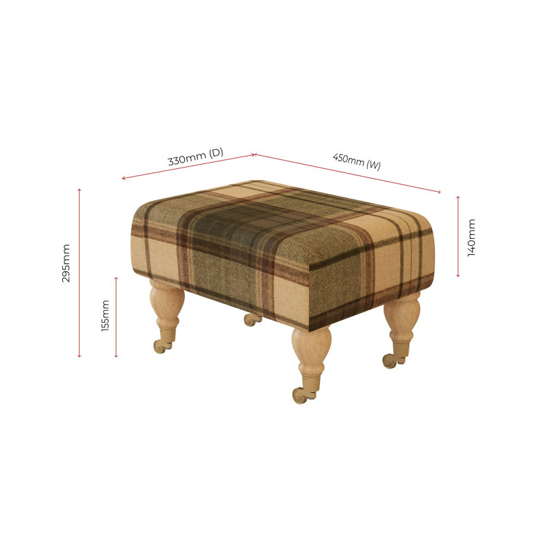 Manufactured Wood Accent Stool, Natural