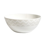 Zig Zag Bone China Soup Bowl