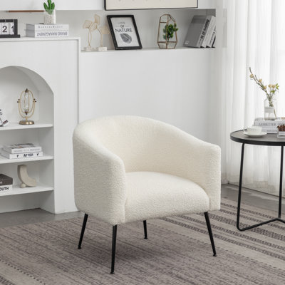 Fauteuil demi-tonneau l 28 po Hisakazu