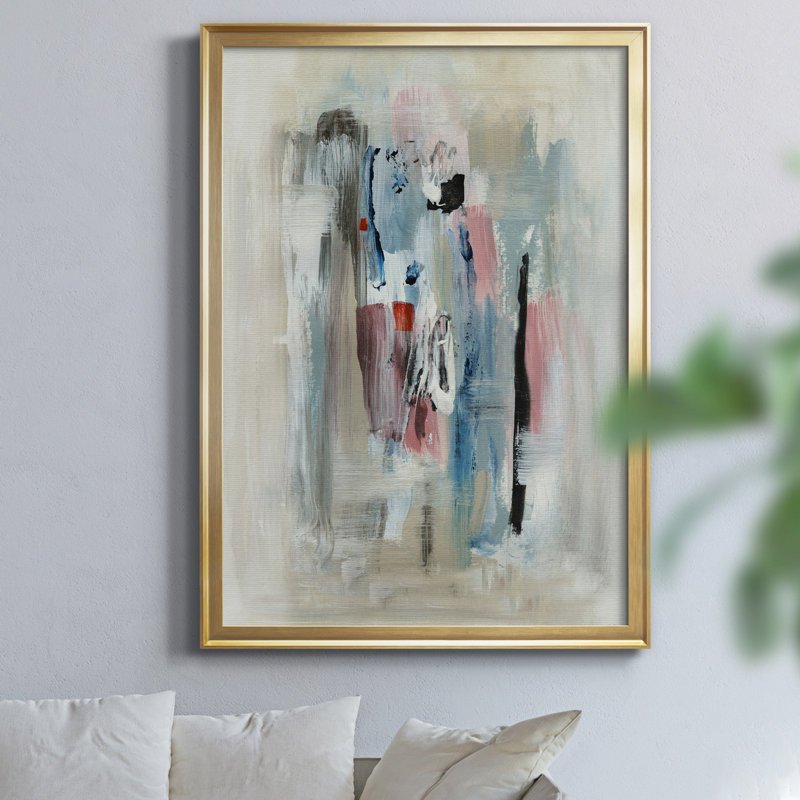 «Rain Shadow II» par J Paul, reproduction d'art sur toile, Doré, H 26,5 po x l 36,5 po x P 1,5 po