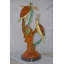 Statue en bronze deux tortues nageant avec les poissons-clowns Chilhowie - Taille: L 18 po x l 31 po x H 42 po.
