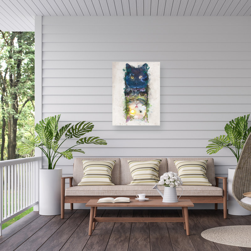 Toile d'extérieur Barrett Biggers Catshadow, H 24 po x l 32 po