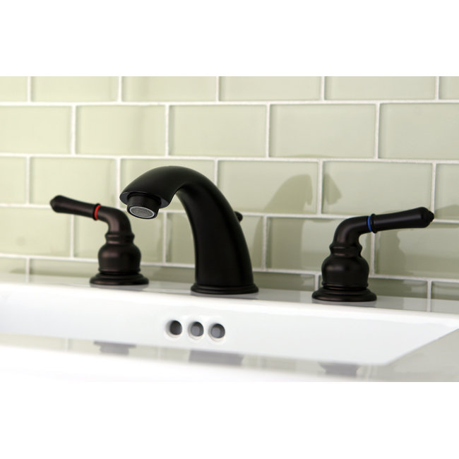 Robinet de salle de bain espacé Kingston, Bronze huilé