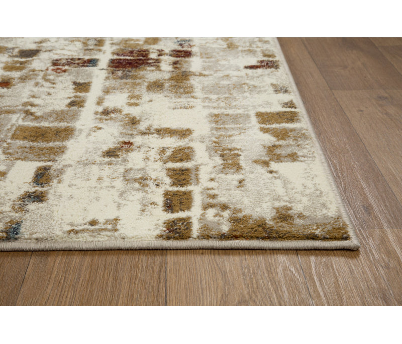 Tapis brun / gris Leonardus, Rectangle 3 pi x 5 pi