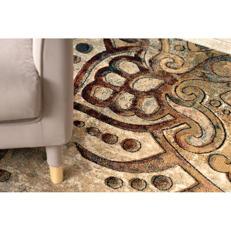 Julie Oriental Wool Area Rug, Rectangle 170 x 235cm
