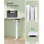 Hadrien Adjustable Metal Base Standing Desk with Power Outlet-1483902834-1483902833