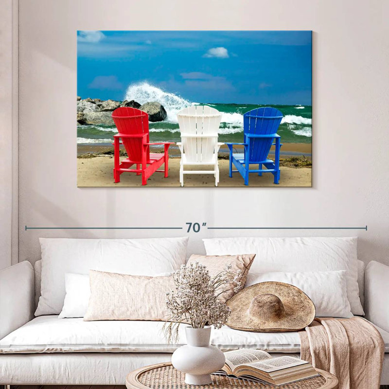 Chaises Gillard patriotiques Gillard, H 32 po x l 48 po