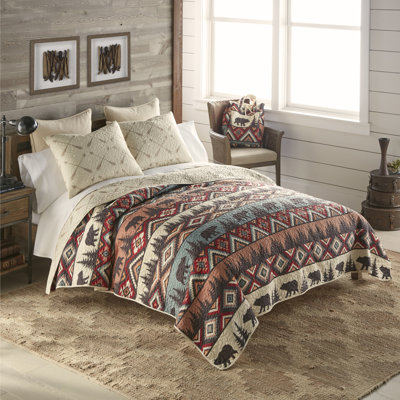 Bear Totem Quilted Quilt