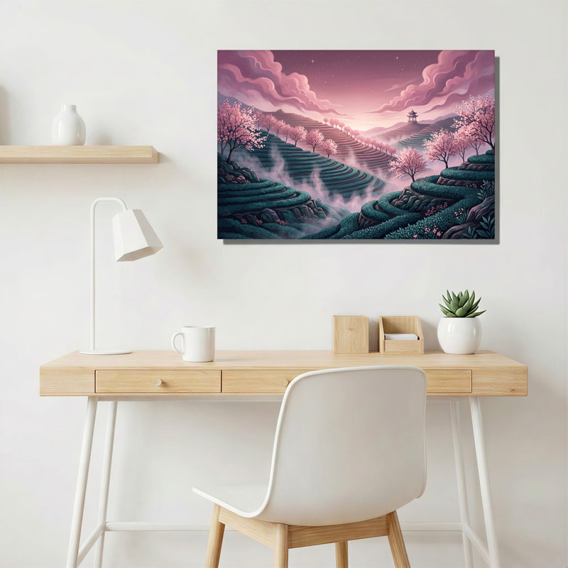 Art mural sur toile Teal, H 20 po x l 30 po