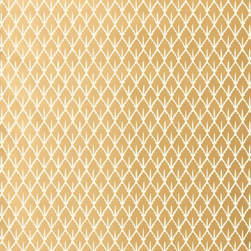 Mughal Leaf Wallpaper, Burnished Gilt
