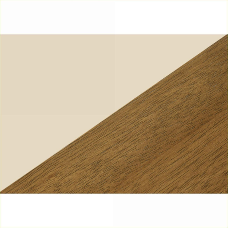 Ensemble de 2 chaises d'appoint de salle à manger transitionnelles, revêtement crème avec pieds en bois de chêne, sièges pour la cuisine de la salle à manger, adultes