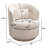 29" Wide Classic Soft Upholstered Swivel Barrel Chair With Lumbar Pillow-180215589
