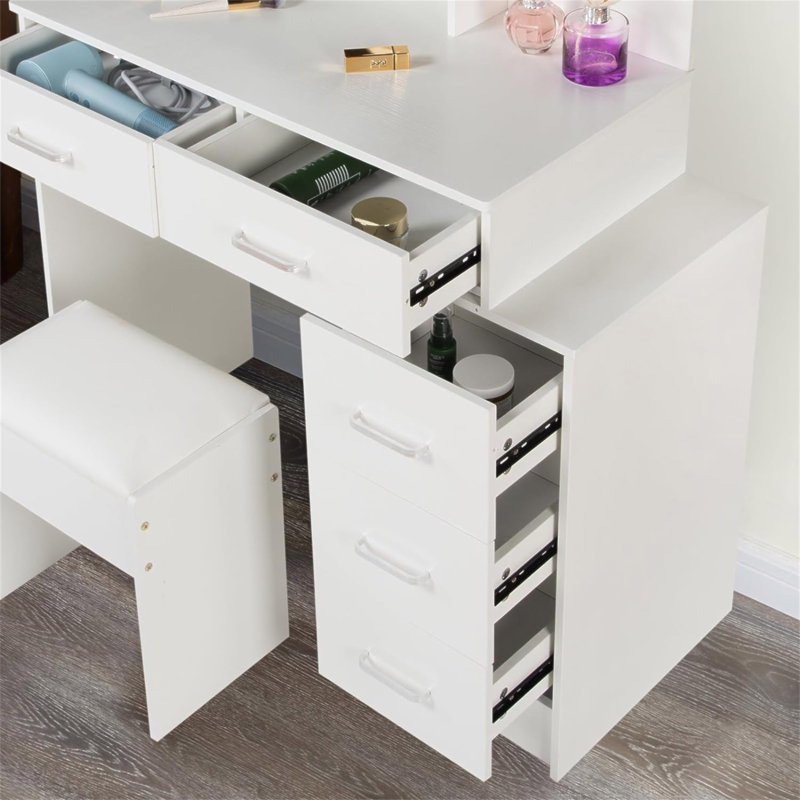 Adjustable Dressing Table With 4 Drawers