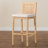 Colombano Bali & Pari Sofia Bohemian Natural Rattan Bar Stool