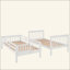 Lit superposé d'escalier avec rangement et garde-corps pour chambre à coucher, dortoir-372801014