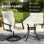 Ensemble de 2 chaises d'extérieur, chaises pivotantes-647188231