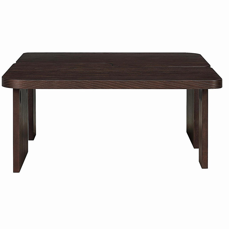 Ensemble de table basse moderne et minimaliste, table basse rectangulaire avec motif d'épissure, table de combinaison multifonctionnelle