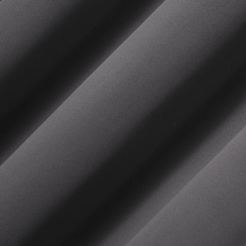 Charcoal Polyester Thermal Blackout Curtain Panel 40" x 84"