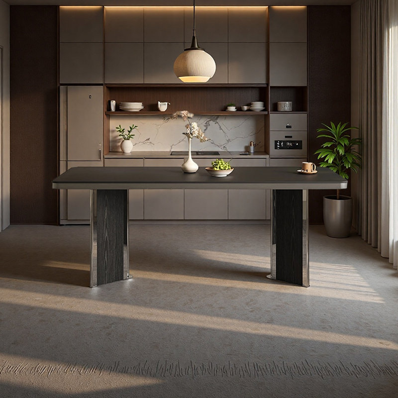 Table de salle à manger élégante, 29,52 po H x 62,99 po L x 31,49 po l