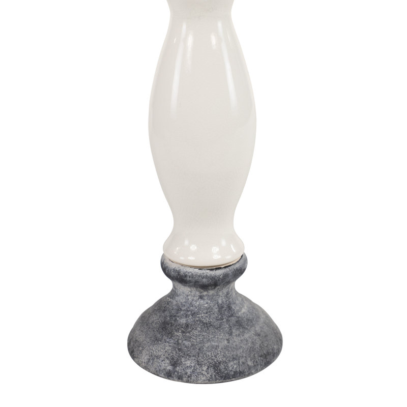 14.5'' H Concrete / Cement Tabletop Candlestick