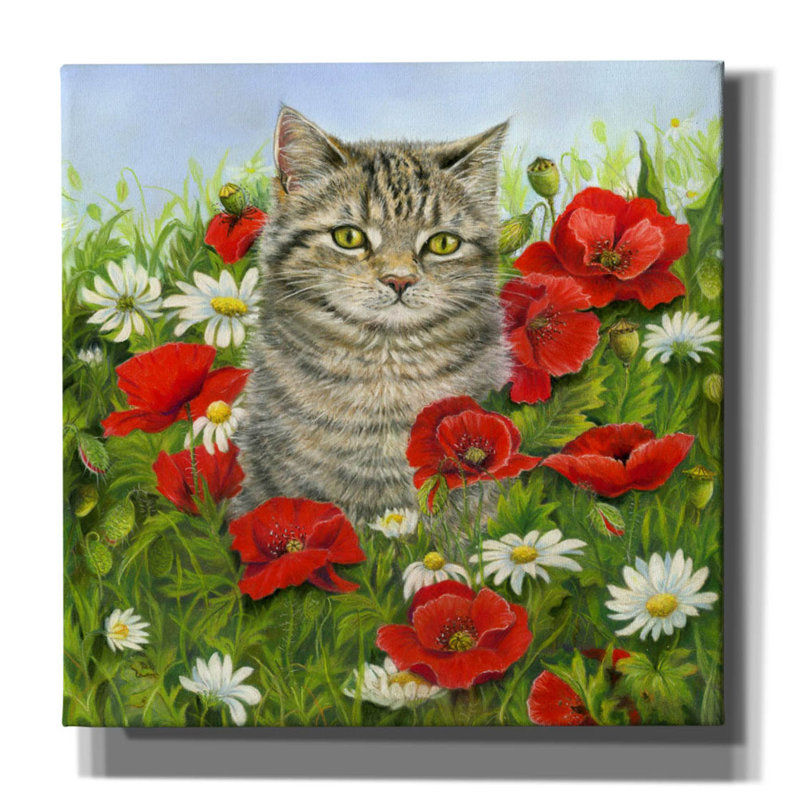 «Secret Place On Canvas» par Janet Pidoux, H 26 po x l 26 po x P 1,5 po