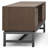 Banting 72"W Solid Wood Mid-Century Modern Low TV Stand for TVs up to 80" with 2 Cabinets and Open Shelf
