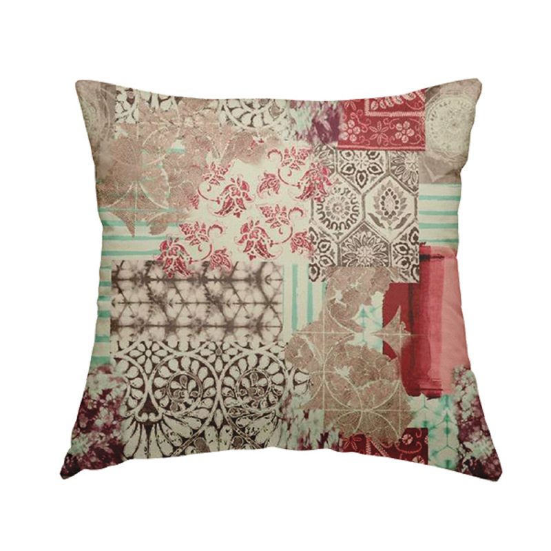 Gaige Patchwork Square Cushion, 55cm H x 55cm W x 5cm D