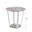 Table de bout ronde avec tablette Elysian-121381881-121381883