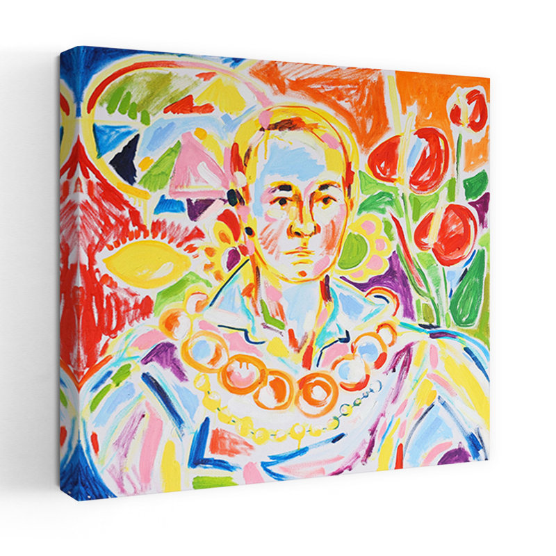 Art contemporain, art contemporain abstrait, H 32 po x l 32 po
