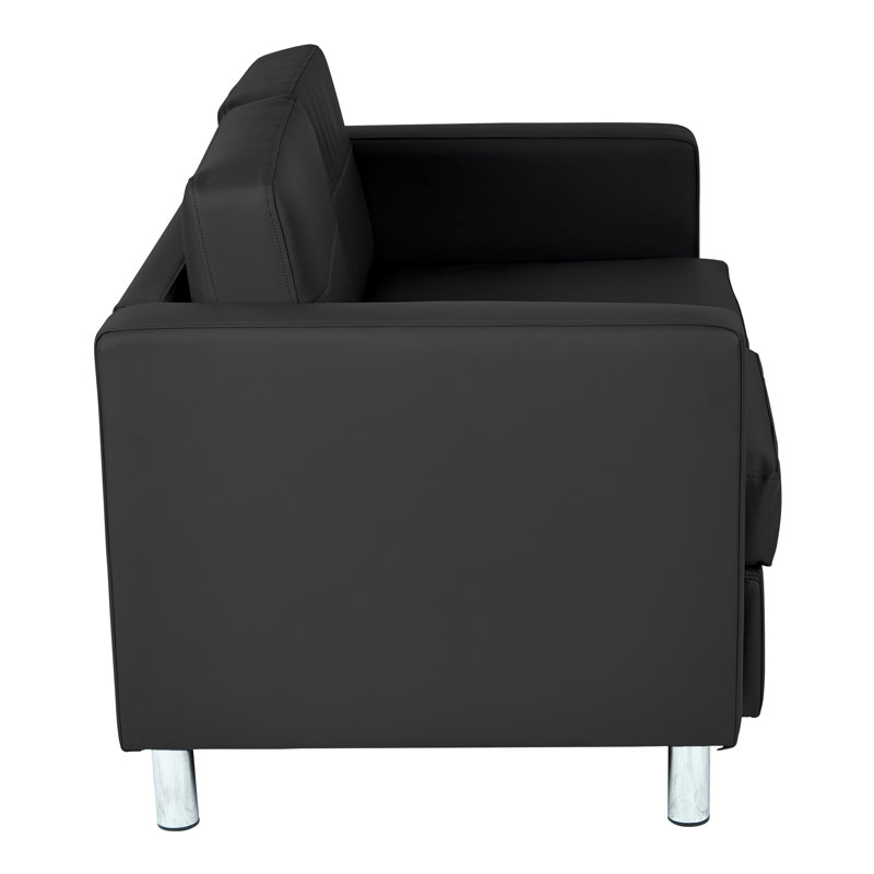Causeuse Desantiago, Vinyle antimicrobien noir