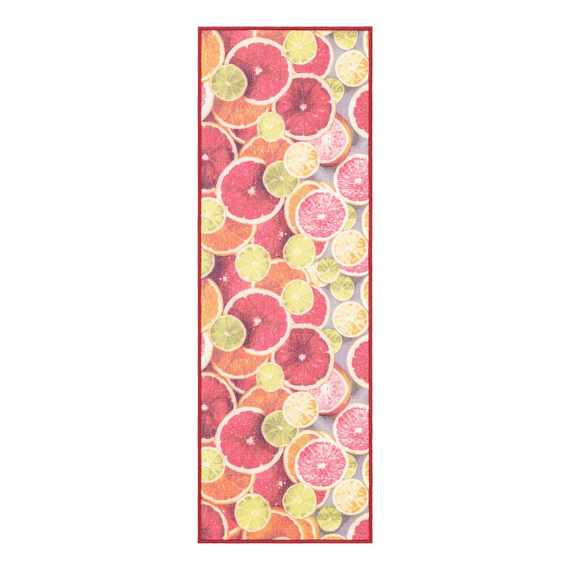 Tapis intérieur / extérieur Jill Zarin Antigua, Tapis de couloir 2 pi x 6 pi 1 po