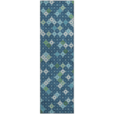 Premium Machine Washable Ashington AMF1837 Geometric Rug