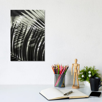 Palmleaves Shades Green by Monika Strigel - Wrapped Canvas Print