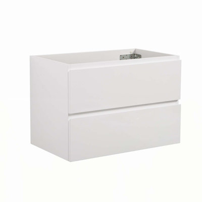 Armoire murale sophistiquée avec tiroirs doubles pour l'organisation de la salle de bain
