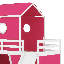 Lit mezzanine avec tente coulissante-204808359-204808352
